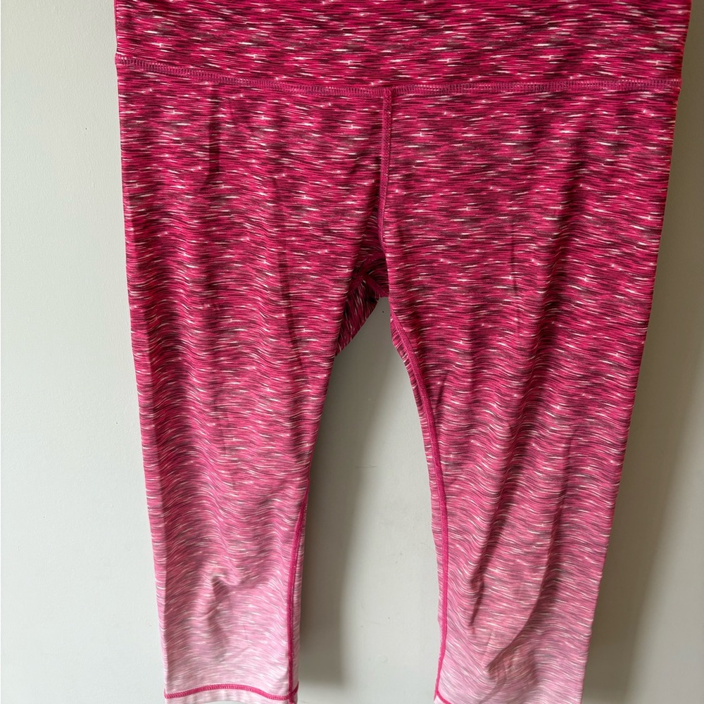 Women's Pink Patterned Leggings